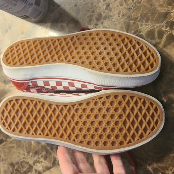 Euc old school checkerboard vans youth size 4 last chance - Picture 8 of 8